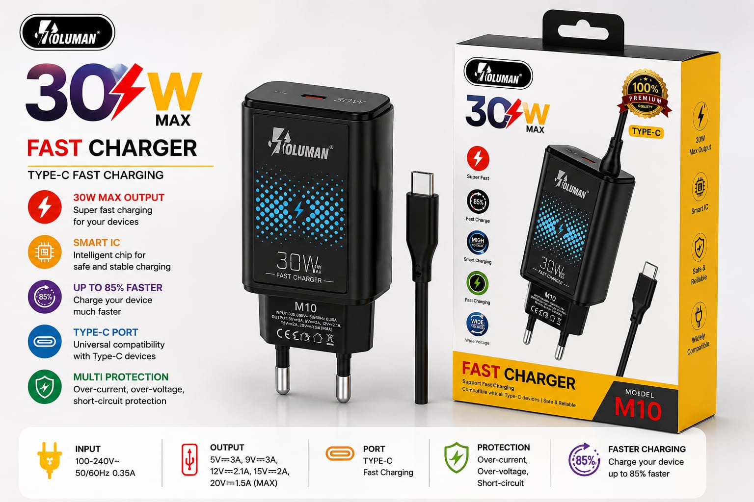 my life m11 30w universal charger my life m11 30w universal charger