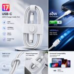 iPhone 17 USB-C to USB-C Box Cable – Fast Charging & High-Speed Data Transfer iphone 17 usb c to usb c box cable – fast charging & high speed data transfer